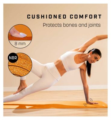 KG Physio Yoga Mats 8mm Orange