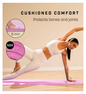 KG Physio Yoga Mats 8mm Pink