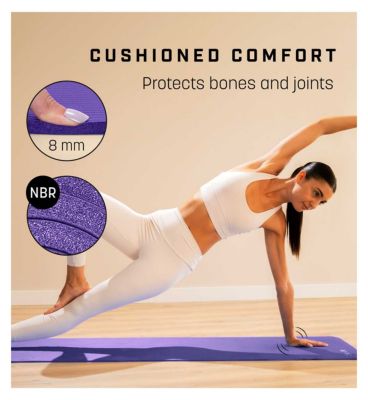 KG Physio Yoga Mats 8mm Purple