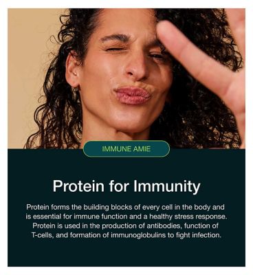Nuzest Protein Plus Immune Amie Chocolate European Pea Protein Powder 250g