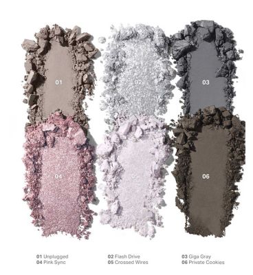 Morphe Cyber Chrome 6 Pan Eyeshadow Palette 7.5g