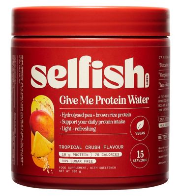 Selfish Supps Give Me Protein Water 300g Tropical Crush Flavour