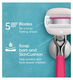 Gillette Venus Pro ComfortGlide Pomegranate Scented Tropical Women’s Blades 6 Refills