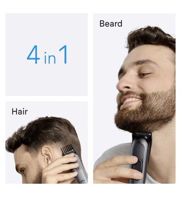 Braun Series 3 All in One Hair & Beard Trimmer - 4 Attachments