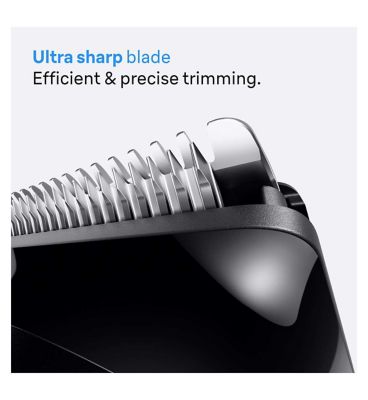 Braun All-in-One Series 3, 10in1 Grooming Kit, Sharp Blade, 14 Lengths, AIO3560, Black