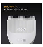Braun Body Groomer Series 5, +6 Grooming Tools, Trim & Shave Hair, Waterproof, BG5550, Grey