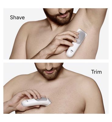 Braun Body Groomer Series 5, +6 Grooming Tools, Trim & Shave Hair, Waterproof, BG5550, Grey