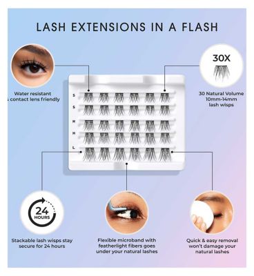 Kiss Falscara Eyelash Wisp Multi 01 30s