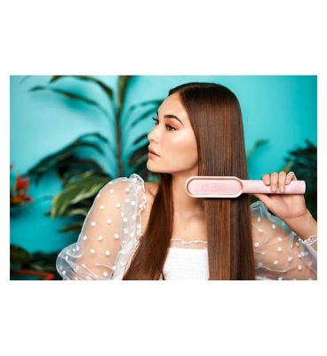 TYMO Ring Hair Straightening Comb - Pink