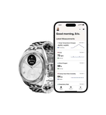 Withings Scanwatch Nova Brilliant Smartwatch - Silver
