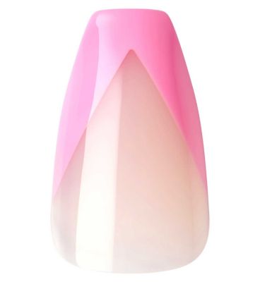 Kiss Salon Acrylic French Nails Squared 31s