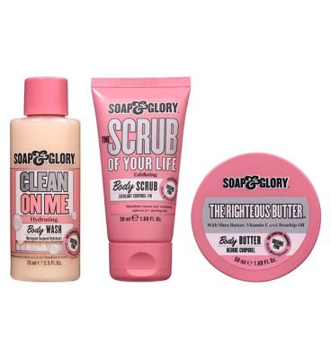 Soap & Glory Bag A Little Beauty 3 Piece Mini Gift Set