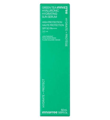 Innisfree Green Tea Hyaluronic Hydrating Sun Serum Spf50 50ml