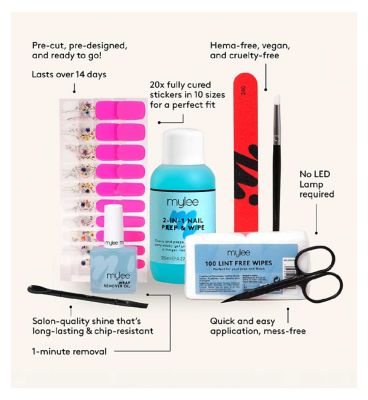 Mylee Gel Nail Wraps Kit
