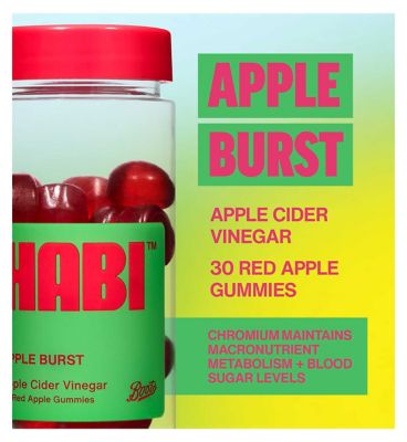 Habi Apple Burst Apple Cider Vinegar Gummies 30s