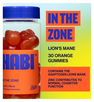 Habi In the Zone Lion’s Mane Gummies 60s