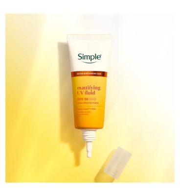 Simple Glow+ SPF50 Mattifying UV Fluid 40ml