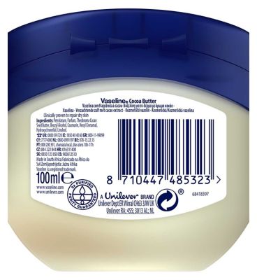 Vaseline Cocoa Petroleum Jelly 100ml