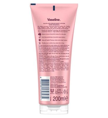 Vaseline Gluta-Hya Dewy Radiance Serum Burst Lotion 200 ml
