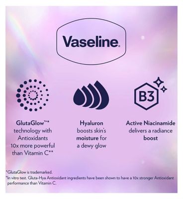 Vaseline Gluta-Hya Dewy Radiance Serum Burst Lotion 200 ml