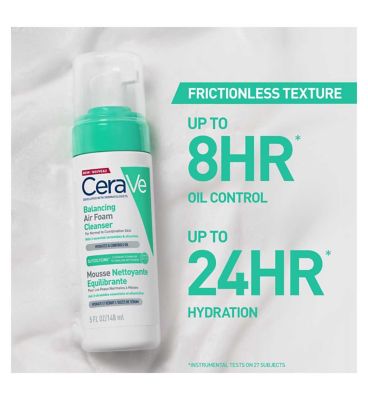 CeraVe Balancing Air Foam Foaming Facial Cleanser for Normal to Combination Skin 148ml