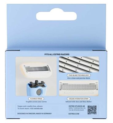 Estrid Body Razor Blades 8s