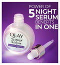 Olay Super Sérum Night Repair 5-in-1 Benefits, Hydrating Face Serum 30ml. Pro-Vitamin B5