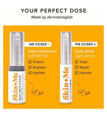 Skin + Me Daily Moisturiser With SPF50 For Oily To Combination Skin 24ml