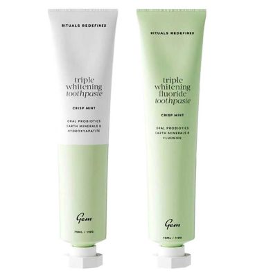 GEM Triple Whitening Toothpaste Bundle