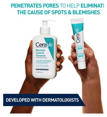 CeraVe Blemish Control Face Cleanser with 2% Salicylic Acid & Niacinamide for Blemish-Prone Skin 473ml