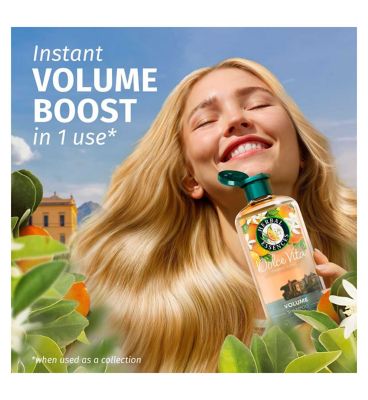 Herbal Essences Orange Scent Volume Conditioner 250ml for Fine Hair, Limited Edition, Silicone Free