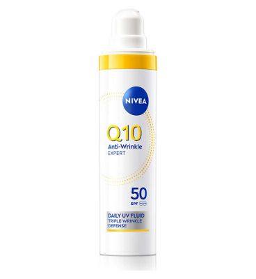 NIVEA Q10 Anti-Wrinkle Expert Daily UV Face Fluid SPF50 40ml