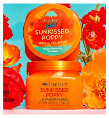 Tree Hut Shea Sugar Body Scrub Sunkissed Poppy 510g