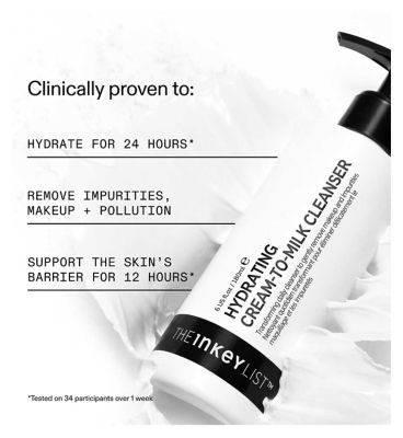 The Inkey List Hydrating Cream-To-Milk Cleanser 180ml