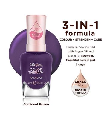 Sally Hansen Color Therapy Nail Polish - 400 - Confident&nbsp;Queen, 14.7ml