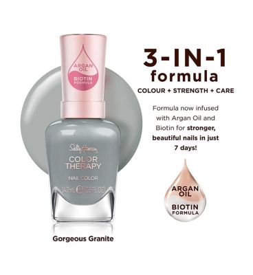 Sally Hansen Color Therapy Nail Polish - 474 - Gorgeous&nbsp;Granite, 14.7ml&nbsp;
