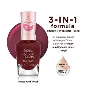 Sally Hansen Color Therapy Nail Polish - 376 - Pause And&nbsp;Reset, 14.7ml