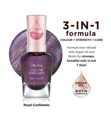 Sally Hansen Color Therapy Nail Polish - 390 - Royal&nbsp;Confidante, 14.7ml&nbsp;