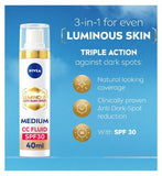 NIVEA Luminous630 CC Face Fluid 3in1 Medium SPF30 40ml
