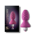 Rocks Off Ass-Berries Raspberry 7 Function Textured Sensory Beginner's Battery Butt Plug