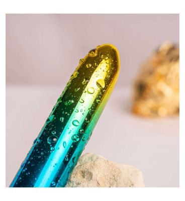 Rocks Off Prism Slimline Pride 10 Function Battery Bullet