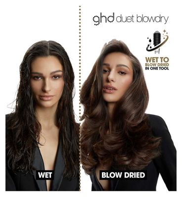 ghd Duet Blowdry 2-in-1 Hair Dryer Brush - White