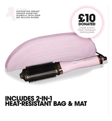 ghd Duet Blowdry Charity Limited Edition Hair Dryer Brush in Pink Sorbet