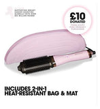 ghd Duet Blowdry Charity Limited Edition Hair Dryer Brush in Pink Sorbet