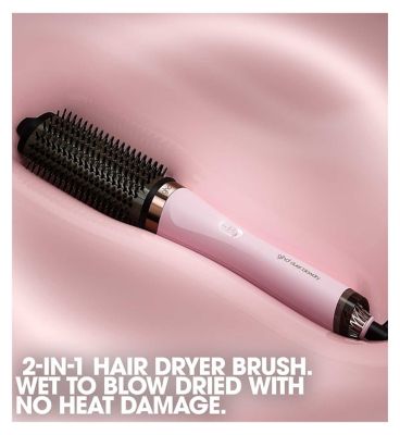 ghd Duet Blowdry Charity Limited Edition Hair Dryer Brush in Pink Sorbet