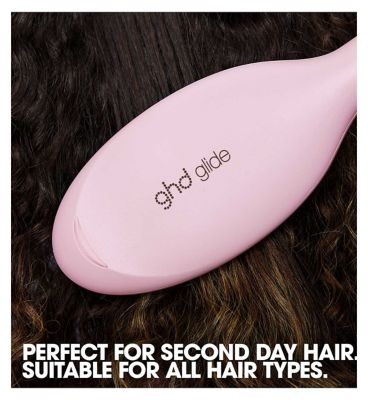 ghd Glide Charity Limited Edition Hot Brush in Pink Sorbet