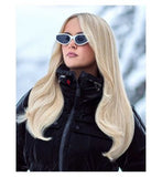 Beauty Works x Molly-Mae Deluxe Clip in 16 inch Glacier Blonde