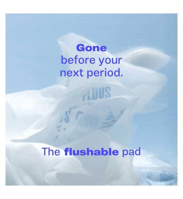 Fluus Flushable Pads Medium 10s