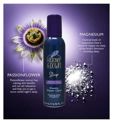 Feather & Down Magnesium & PassionFlower Dreamy Shower Foam cloud 200ml