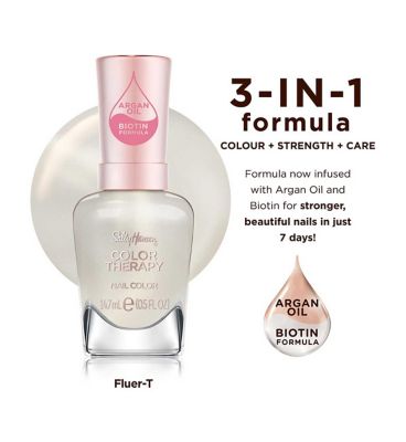 Sally Hansen Color Therapy Nail Polish - 111 - Fluer-T, 14.7ml
